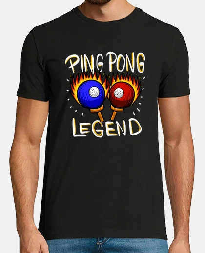 T-shirt regalo di tavola pong ping pong ping pong