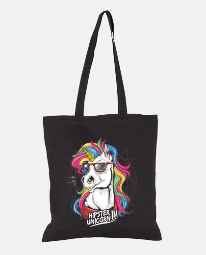 Borsa regalo di unicorno hipster per adulti e