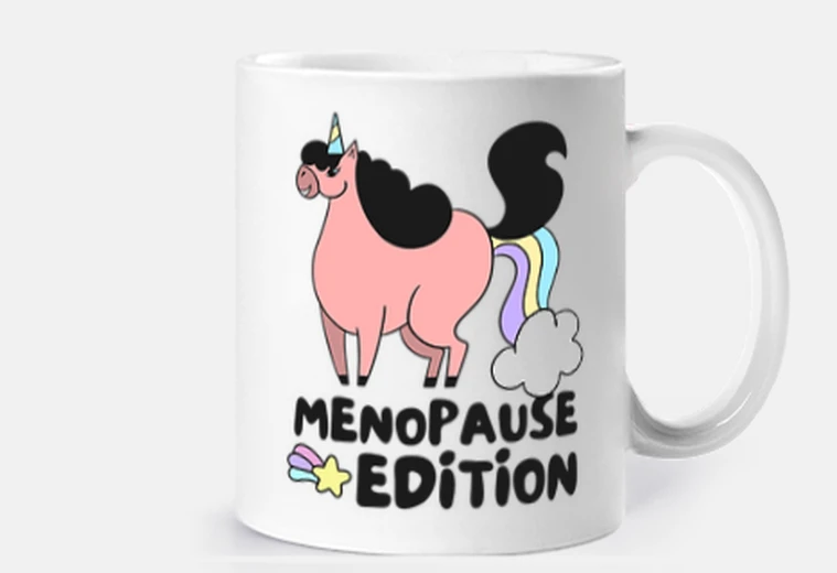 Tazza regalo divertente per la menopausa