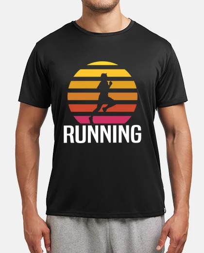 T-shirt regalo in esecuzione in esecuzione