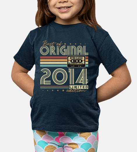 Abbigliamento regalo originale vintage 2014 10 anni