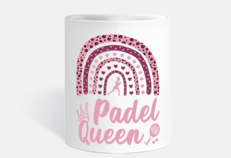 Taza regalo padel queen padel player