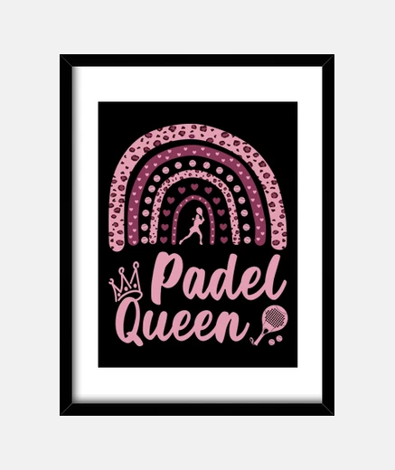 Cuadro regalo padel queen padel player