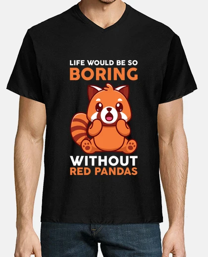 T-shirt regalo panda rosso panda rosso