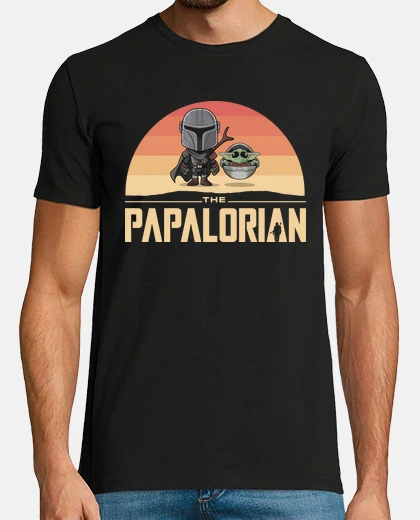 T-shirt regalo papà - mandolorian - maglietta mando regali per papà
