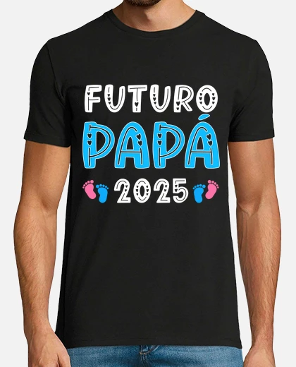 Regalos Para Padres Primerizos Camiseta 'Dad 2025' Revelación De