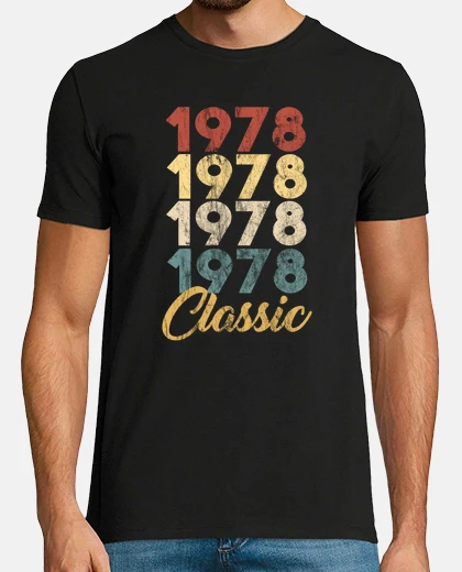 T-shirt regalo per il 41 ° compleanno per uomini e donne nati nel 1978 classica festa del 41 ° compleanno