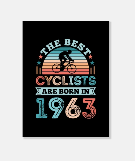 Stampa Regalo per il 60° compleanno in bicicle
