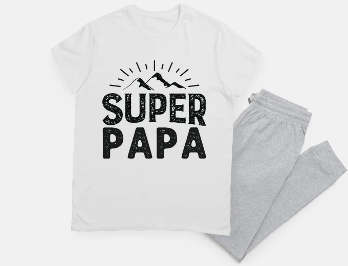 Pigiama regalo per la festa del papà super papà