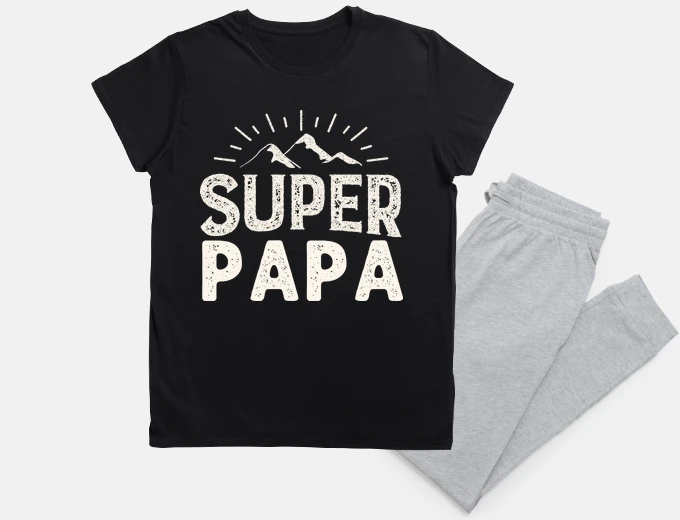 Pigiama regalo per la festa del papà super papà