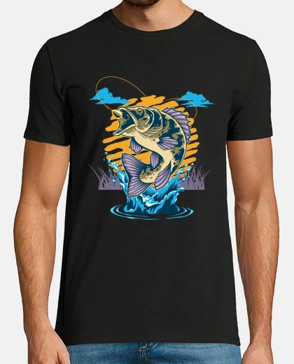 T-shirt regalo per pescatore umorismo pescatore