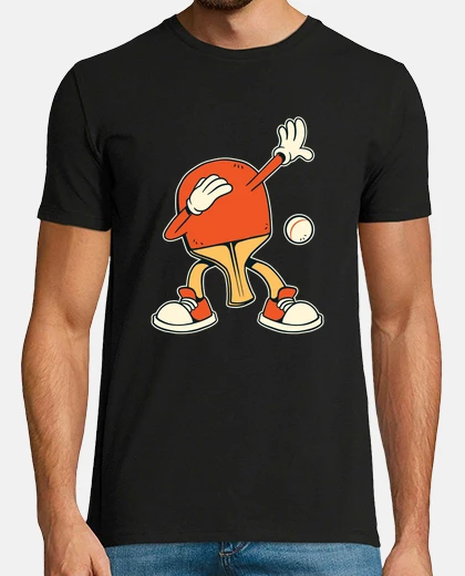 T-shirt regalo ping pong racchetta da ping pong