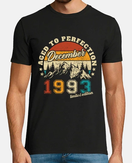 Camiseta Regalo retro vintage de diciembre de 19
