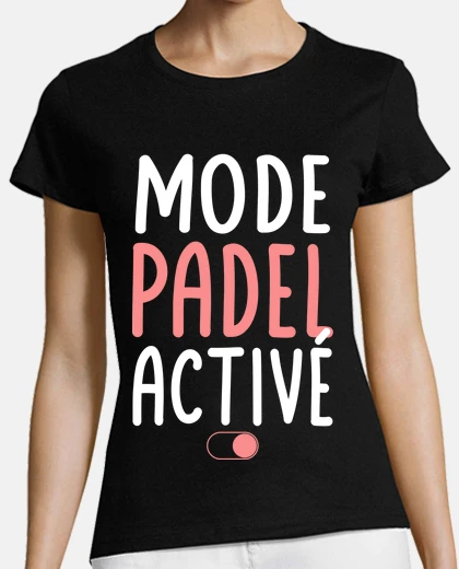 T-shirt regalo umoristico attivato in modalità padel