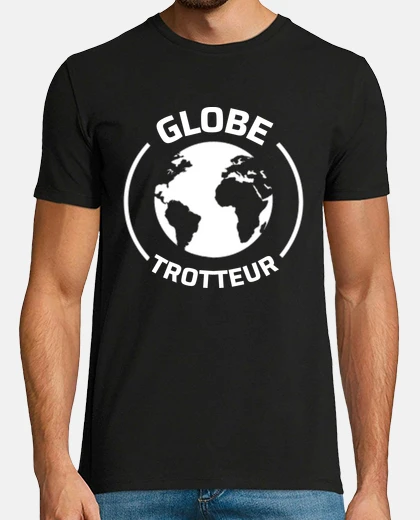 T-shirt regalo viaggiatore globe trotter