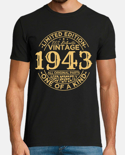 T-shirt 80 anni - prodotto nel 1943 - regalo