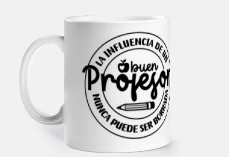 Regalos profes La influencia de un buen profesor taza