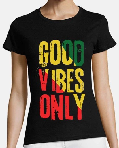 T-shirt reggae buone vibrazioni solo vintage re