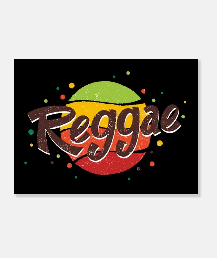 Lienzo Reggae Colores Vintage
