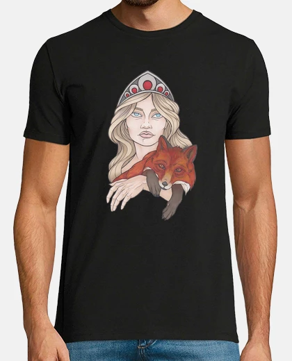 Camiseta reina con zorro