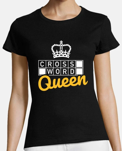 Playera reina del crucigrama