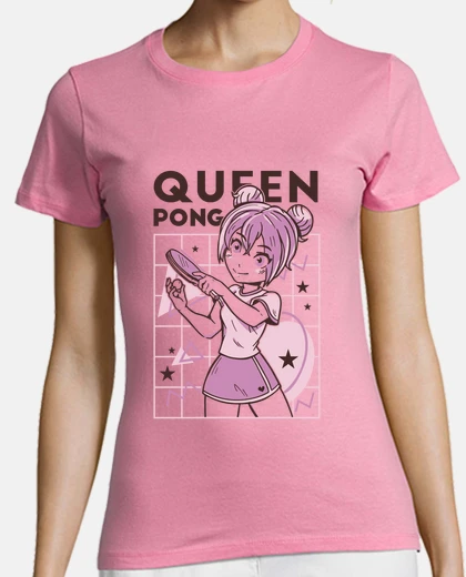Tee-shirt reine du ping pong anime manga , championne , magnifique dessin rare,