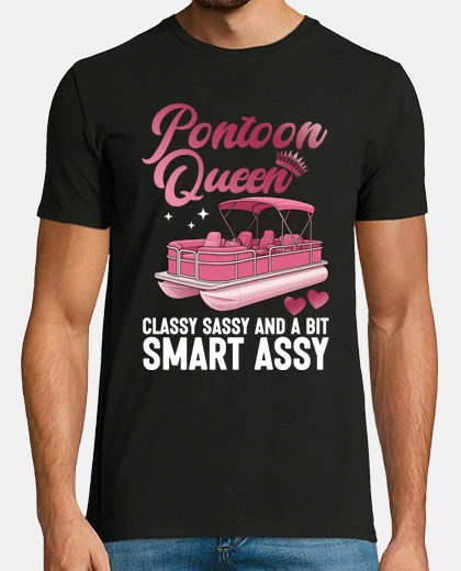 Tee-shirt reine du ponton élégante impertinente e