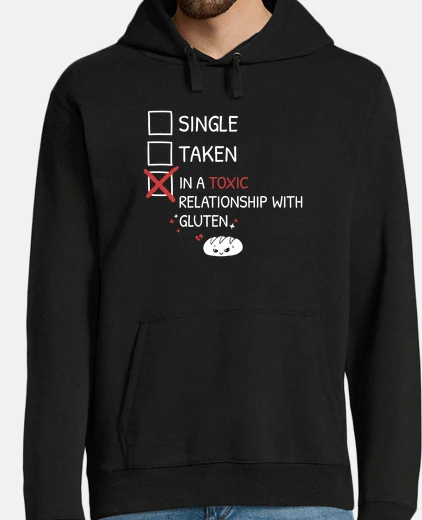 Sudadera Relación Tóxica Gluten Celiaquía