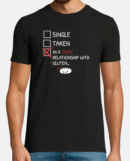 Tee-shirt relation toxique gluten maladie coeliaq
