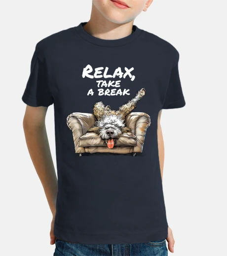 Kids Relax take a break dog fc
