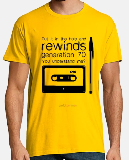 Tee-shirt rembobine 70