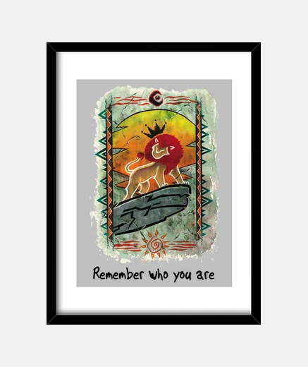 Cuadro Remember who you are