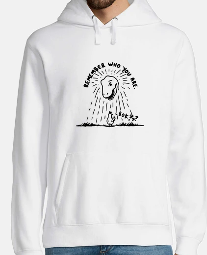 Hoodie Remember Who You Are Chicken T-Rex Meme