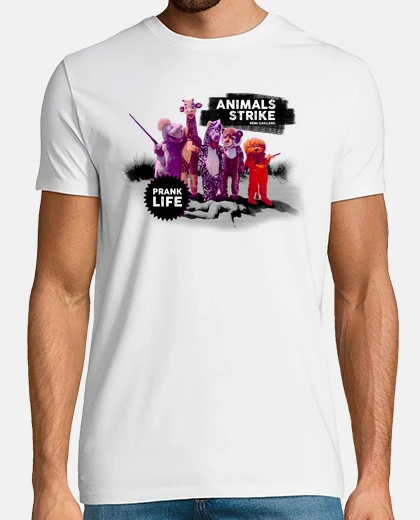 T-shirt rémi gaillard - sciopero degli animali