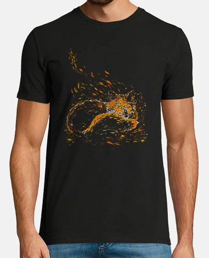 Tee-shirt renard camée