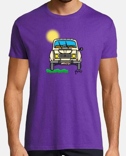 Tee-shirt renault 4 canettes