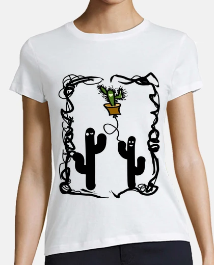 Tee-shirt rencontrer des cactus