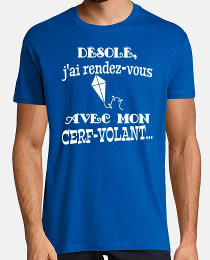 Tee-shirt rendez-vous avec mon cerf-volant