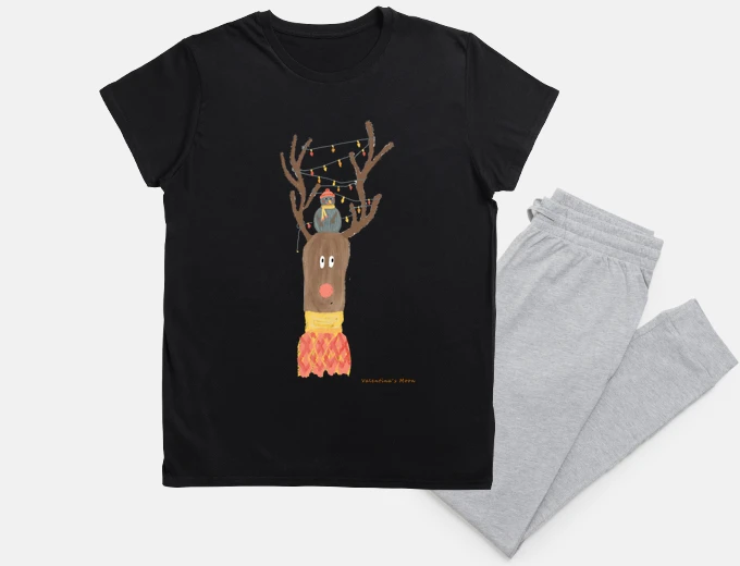Pijama Reno con luces Navidad