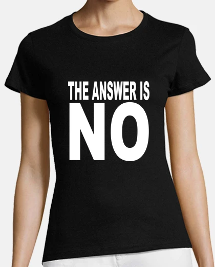 Tee-shirt répondez non