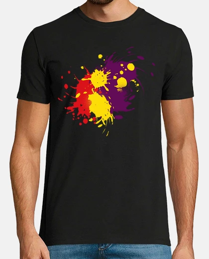 Camiseta República - Bandera Manchas (Hombre)