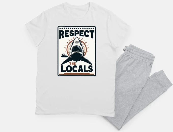 Pyjama Respect The Locals Shark