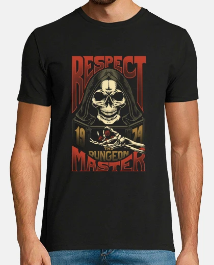 Tee-shirt respecter le maître du donjon - couleur