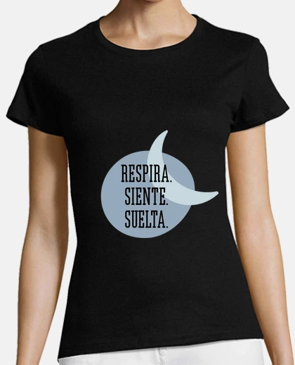 T-shirt respira siente suelta fase lunare