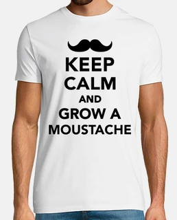 reste calme et laisse-toi pousser une moustache