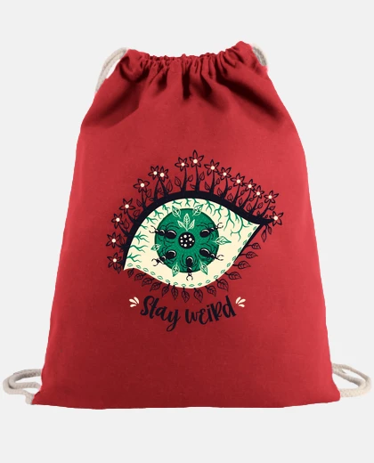 Sac rester bizarre trippy hippie oeil plant