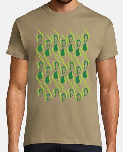 Tee-shirt résumé des gouttes vertes
