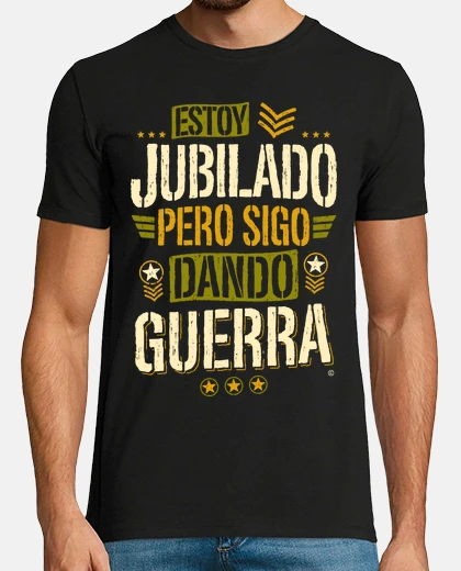 T-shirt retired but still fighting