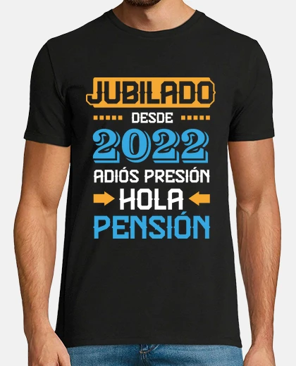 T-shirt retired since 2022, goodbye pressure, hello pension