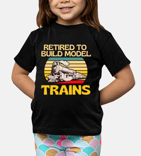 Children's Retired to Build Model Trains Lover Fun